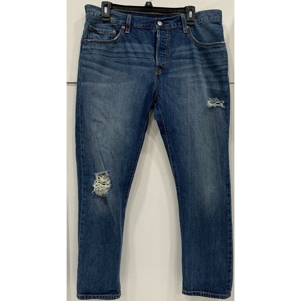 Levi's 501 Men's Jean's 31x27 Distressed Button#38